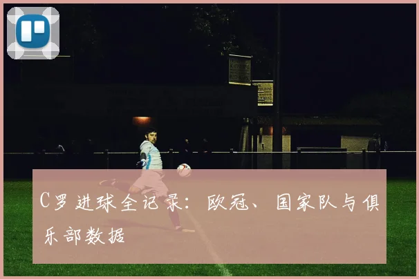 C罗进球全记录:欧冠、国家队与俱乐部数据